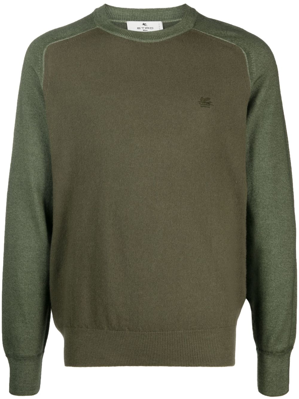 ETRO Pullover mit Logo-Stickerei - Grün von ETRO