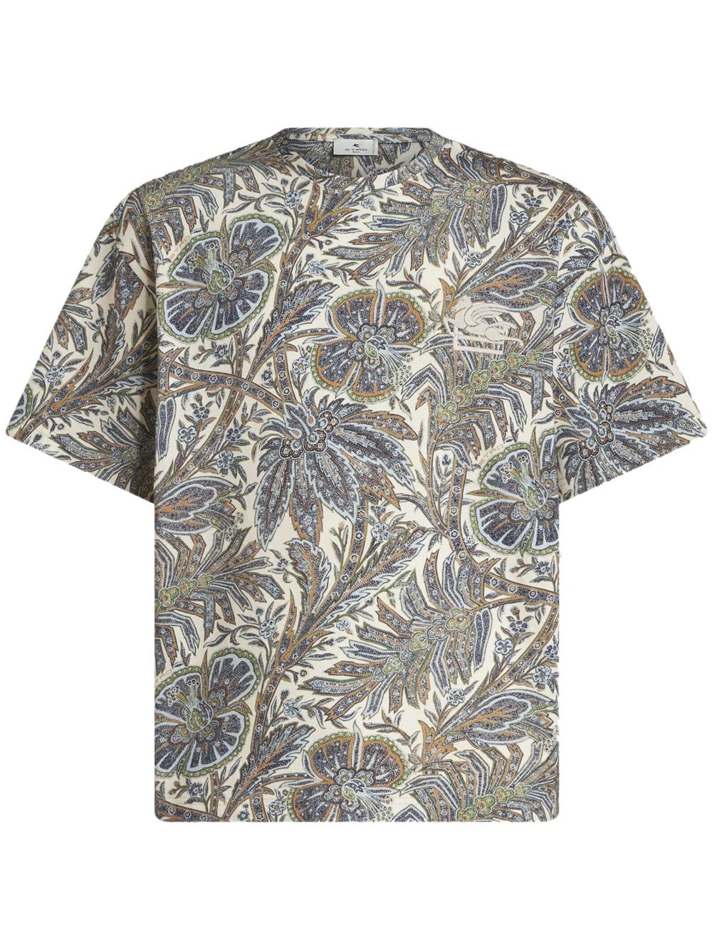 ETRO T-Shirt mit Paisley-Print - Blau von ETRO