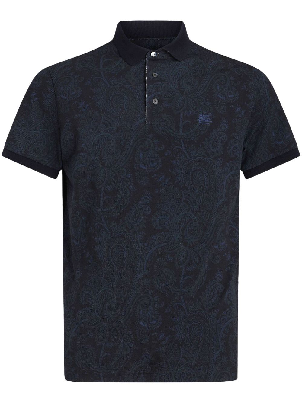 ETRO Poloshirt mit Paisley-Print - Blau von ETRO