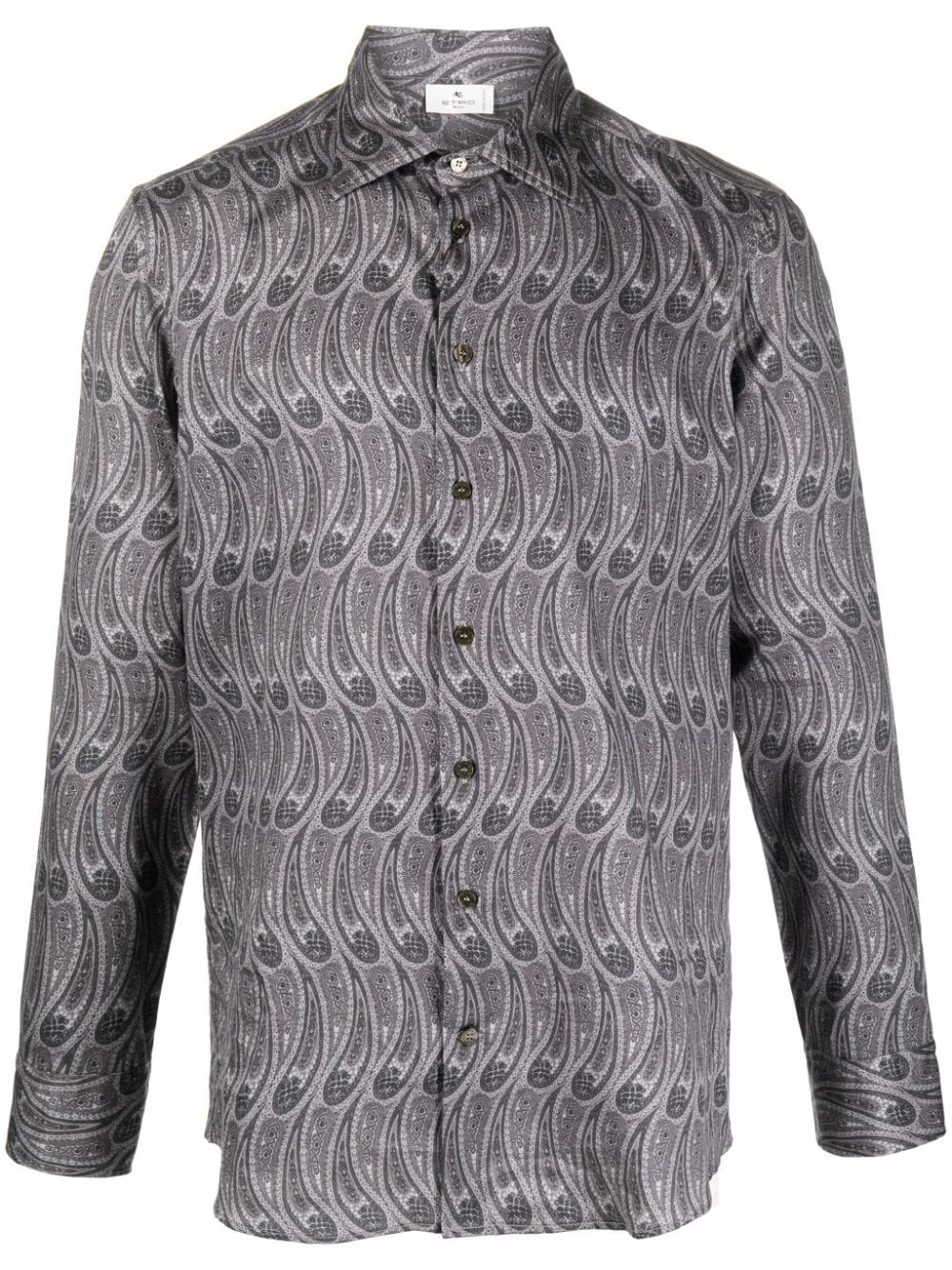 ETRO Hemd mit Paisley-Print - Grau von ETRO