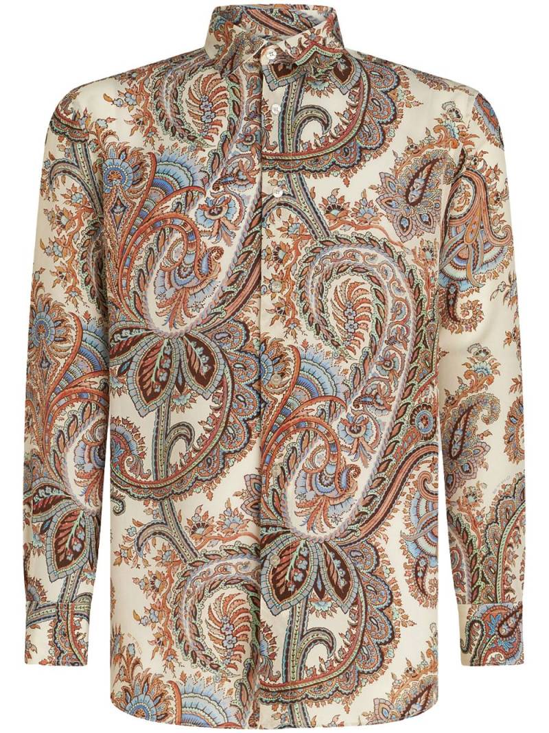 ETRO Hemd mit Paisley-Print - Nude von ETRO