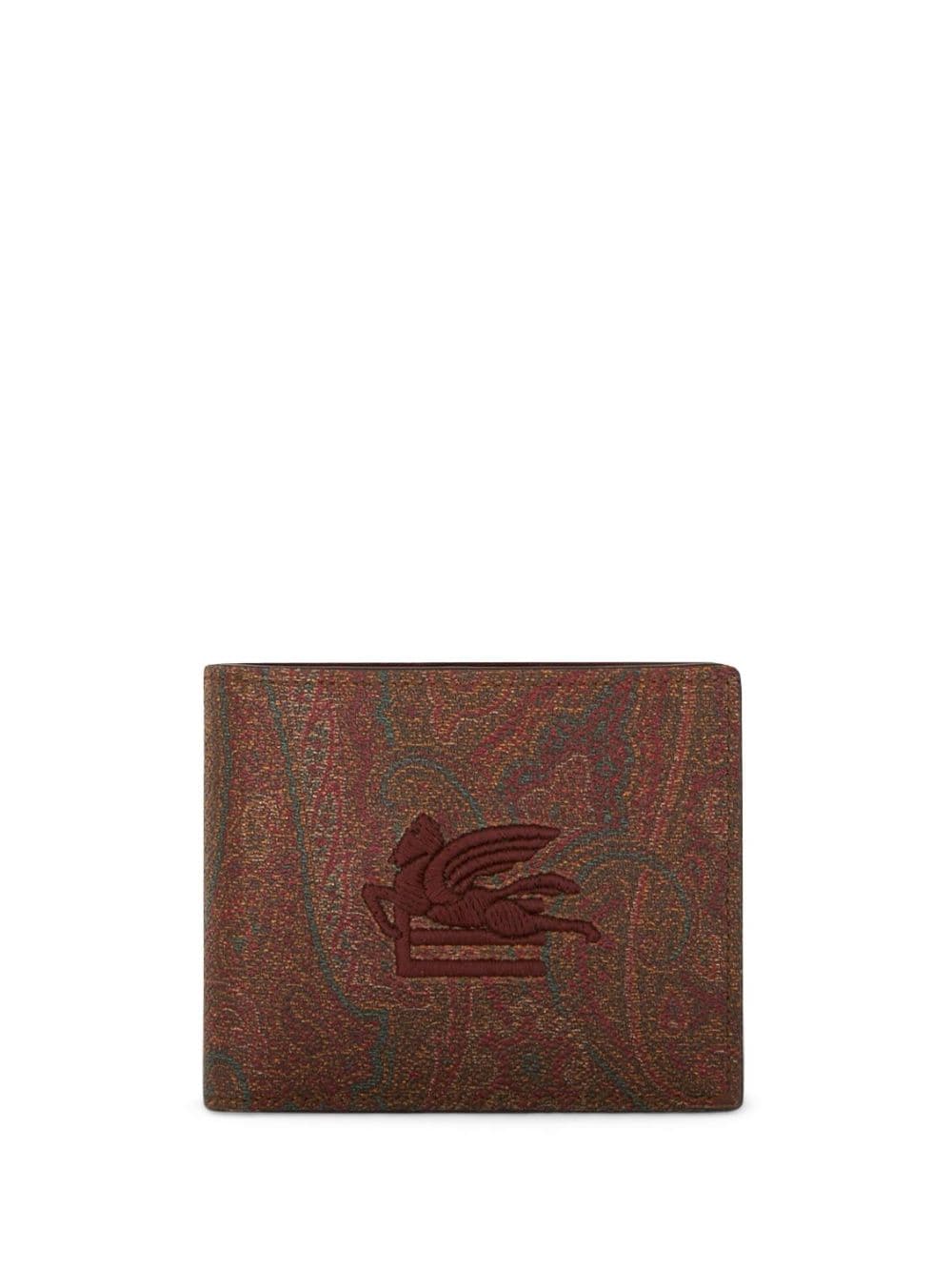 ETRO Portemonnaie mit Paisley-Jacquard - Braun von ETRO