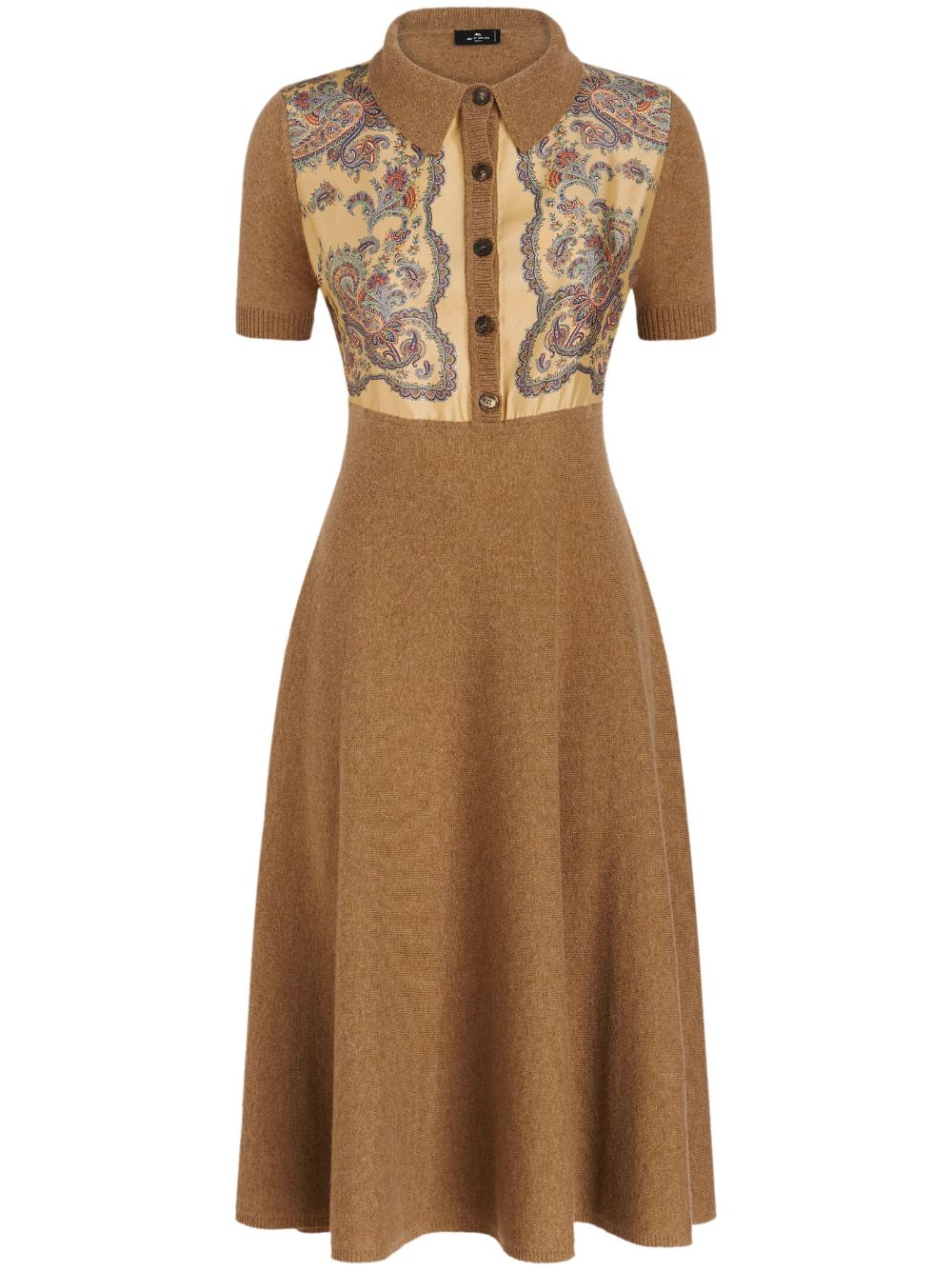 ETRO Kleid mit Paisley-Print - Nude von ETRO