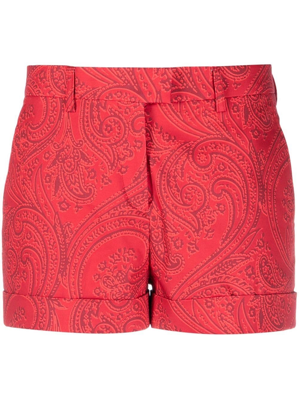 ETRO Shorts mit Paisley-Print - Rot von ETRO