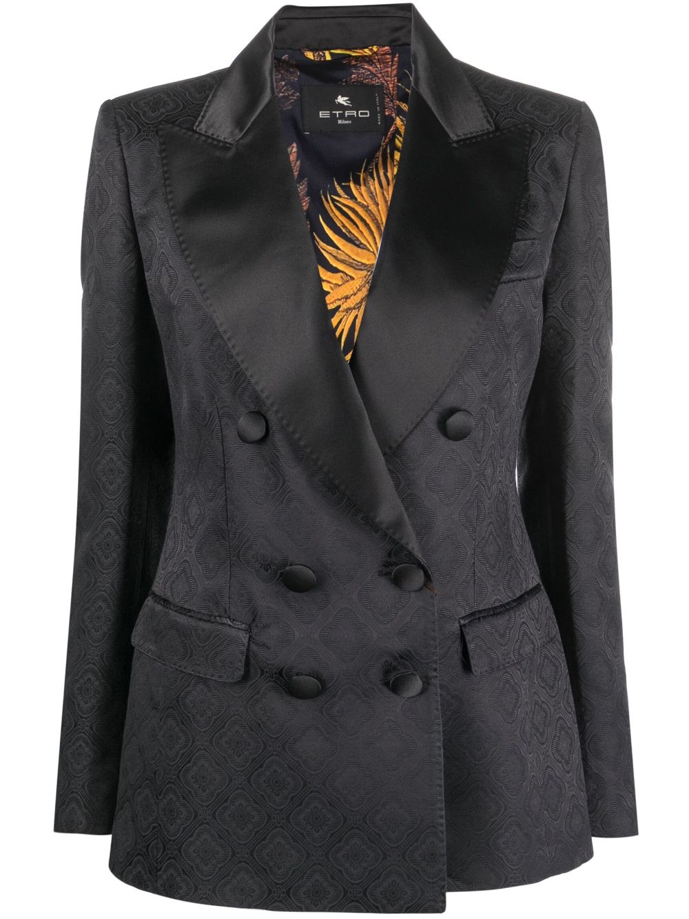 ETRO Blazer mit Jacquardmuster - Schwarz von ETRO