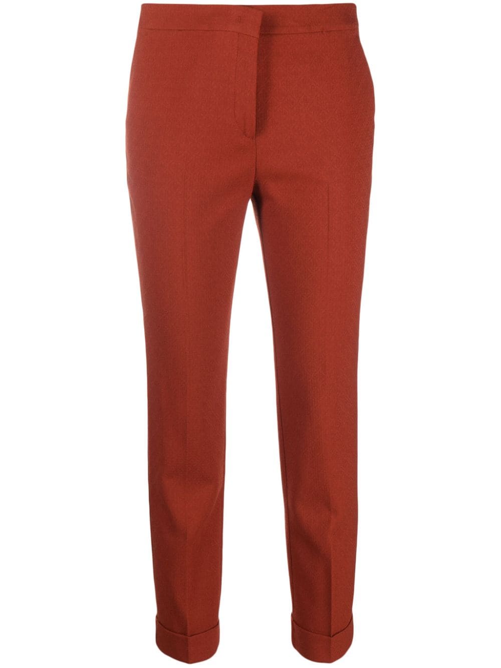 ETRO Gemusterte Hose mit Umschlag - Orange von ETRO