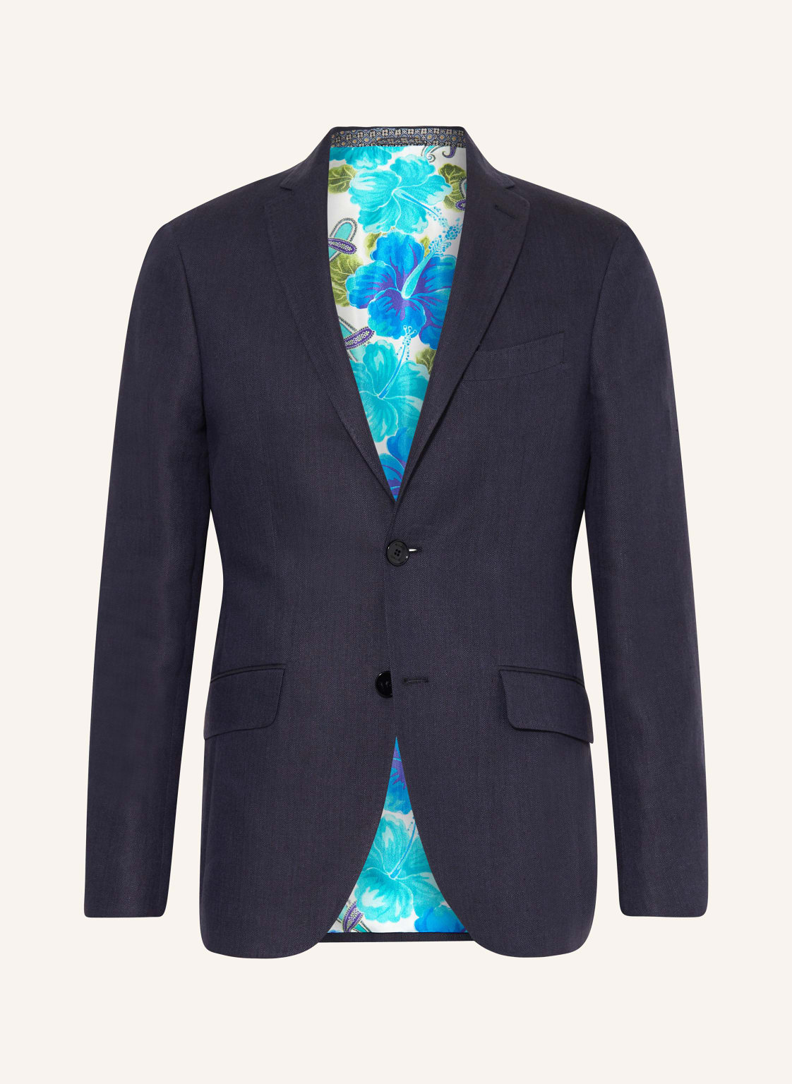 Etro Anzugsakko Slim Fit Aus Leinen blau von ETRO