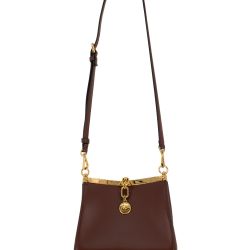 Etro Braune Lederschultertasche von ETRO