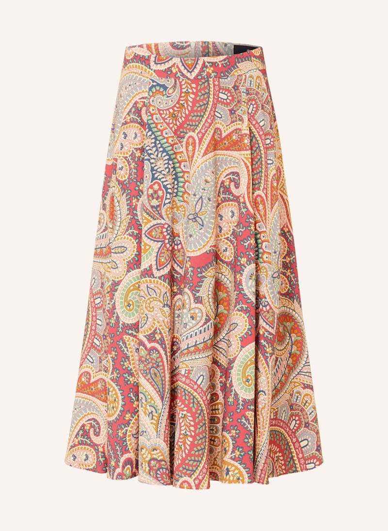 Etro Faltenrock rot von ETRO