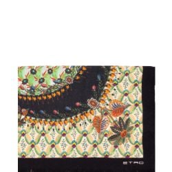 Etro Floralia Kaschmir-seide Grüner Schal von ETRO