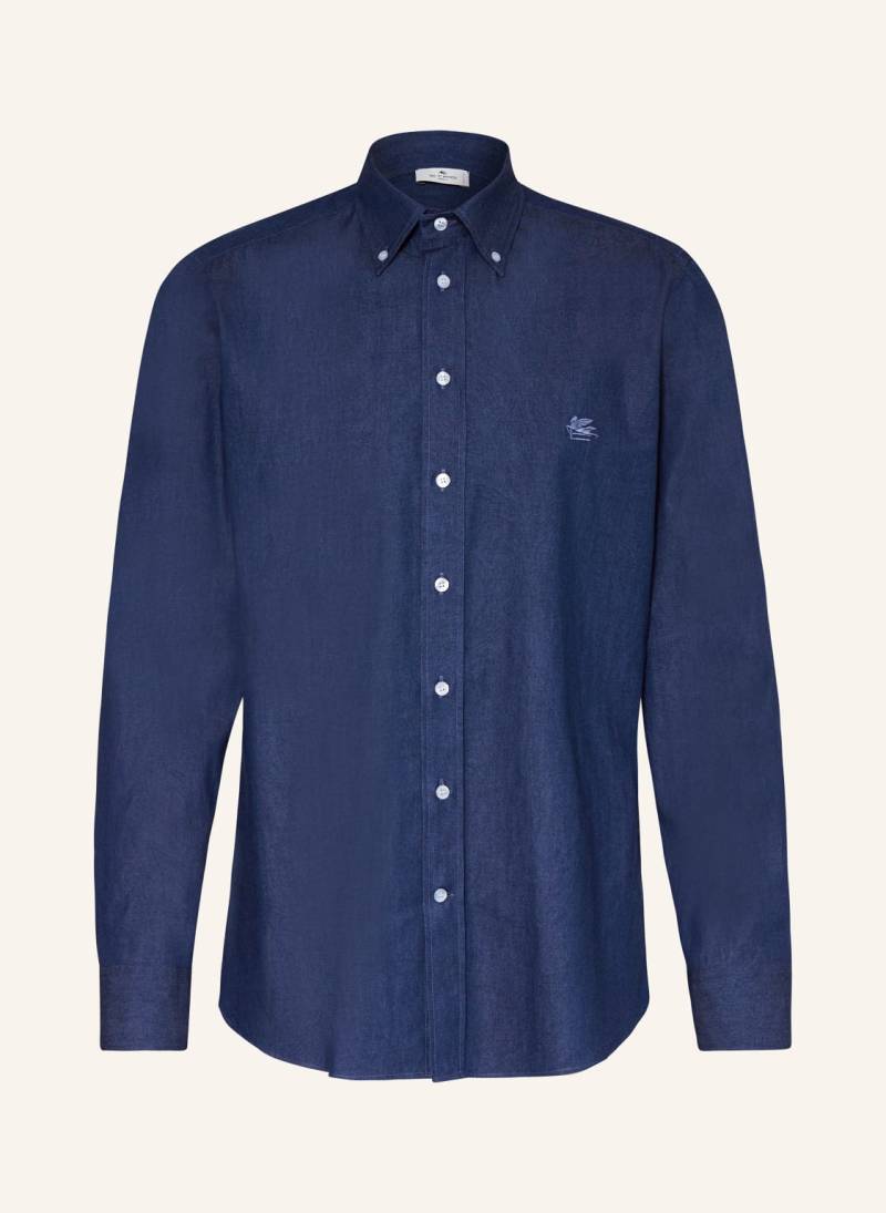 Etro Hemd Regular Fit blau von ETRO