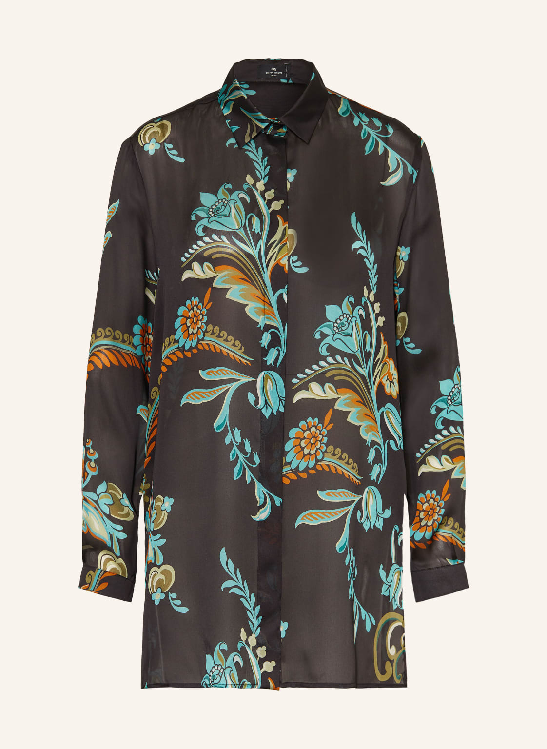 Etro Hemdbluse Aus Seide schwarz von ETRO
