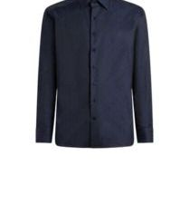 Etro Herren Hemd Aus Blauer Baumwolle von ETRO