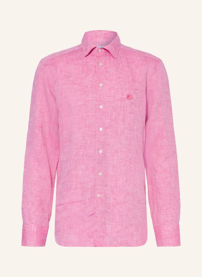 Etro Leinenhemd Regular Fit pink von ETRO