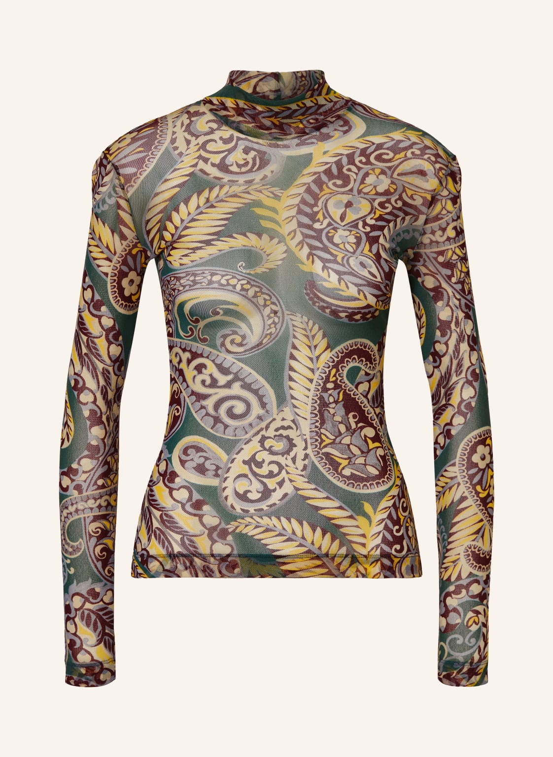 Etro Longsleeve Aus Mesh rot von ETRO
