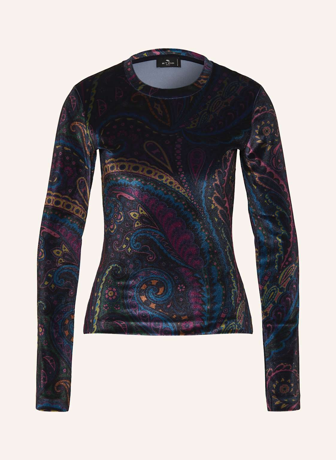 Etro Longsleeve Aus Samt blau von ETRO