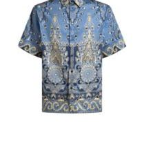Etro Oversized Hemd Mit Paisley-print In Azzurro von ETRO