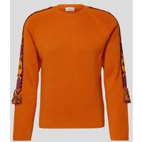 Etro Sweatshirt in Strick-Optik in Orange, Größe M von ETRO