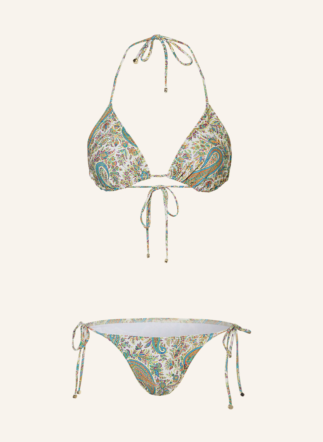 Etro Triangel-Bikini weiss von ETRO