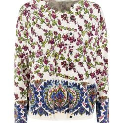 Etro Weißes Twin-set Aus Seidenmischung von ETRO