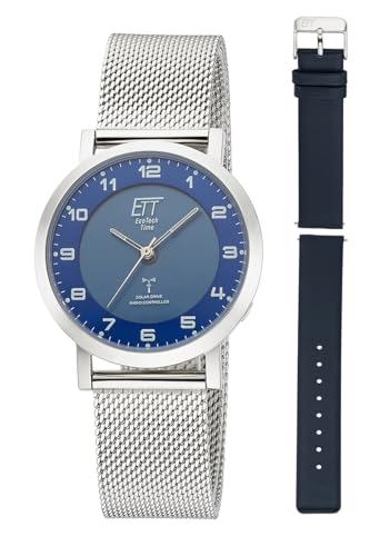 ETT Eco Tech Time Funk Solar Damen Uhr Analog mit Edelstahl,Leder Armband ELS-11617-32MS ETT Eco Tech Time Funk Solar Damen Uhr Analog mit Edelstahl,Leder Armband ELS-11617-32MS von ETT Eco Tech Time