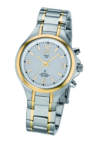 ETT Eco Tech Time Funk Solar Damen Uhr Analog mit Edelstahl Armband ELS-11379-76M von ETT Eco Tech Time