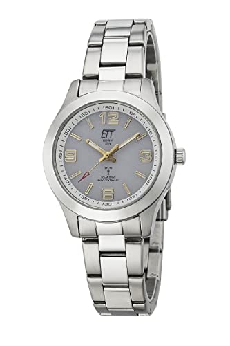 ETT Eco Tech Time Funk Solar Damen Uhr Analog mit Edelstahl Armband ELS-11497-41M ETT Eco Tech Time Funk Solar Damen Uhr Analog mit Edelstahl Armband ELS-11497-41M von ETT Eco Tech Time