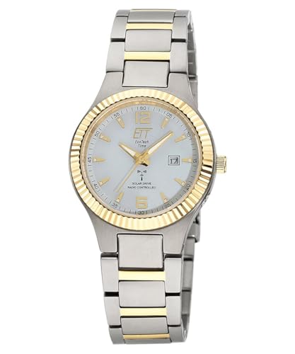 ETT Eco Tech Time Funk Solar Damen Uhr Analog mit Titan Armband ELT-11672-12M ETT Eco Tech Time Funk Solar Damen Uhr Analog mit Titan Armband ELT-11672-12M von ETT Eco Tech Time