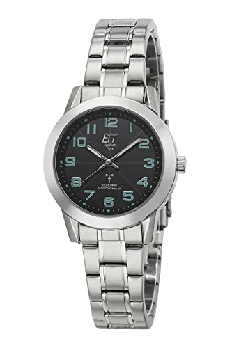 ETT Eco Tech Time Funk Solar Damen Uhr Analog mit Edelstahl Armband ELS-11504-22M von ETT Eco Tech Time