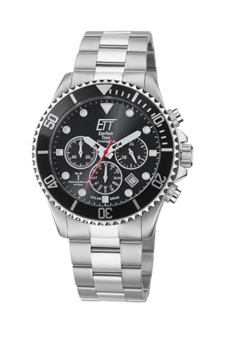 ETT Eco Tech Time Funk Solar Herren Uhr Analog mit Edelstahl massiv Armband EGS-11607-25M ETT Eco Tech Time Funk Solar Herren Uhr Analog mit Edelstahl massiv Armband EGS-11607-25M von ETT Eco Tech Time