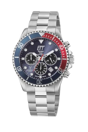ETT Eco Tech Time Funk Solar Herren Uhr Analog mit Edelstahl massiv Armband EGS-11608-35M ETT Eco Tech Time Funk Solar Herren Uhr Analog mit Edelstahl massiv Armband EGS-11608-35M von ETT Eco Tech Time