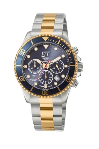 ETT Eco Tech Time Funk Solar Herren Uhr Analog mit Edelstahl massiv Armband EGS-11609-35M ETT Eco Tech Time Funk Solar Herren Uhr Analog mit Edelstahl massiv Armband EGS-11609-35M von ETT Eco Tech Time