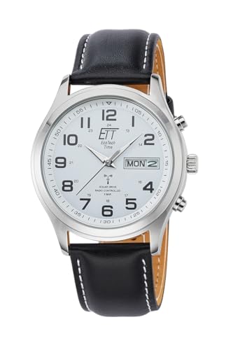ETT Eco Tech Time Funk Solar Herren Uhr Analog mit Leder Armband EGS-11436-12L ETT Eco Tech Time Funk Solar Herren Uhr Analog mit Leder Armband EGS-11436-12L von ETT Eco Tech Time