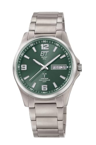 ETT Eco Tech Time Funk Solar Herren Uhr Analog mit Titan Armband EGT-11603-81M ETT Eco Tech Time Funk Solar Herren Uhr Analog mit Titan Armband EGT-11603-81M von ETT Eco Tech Time