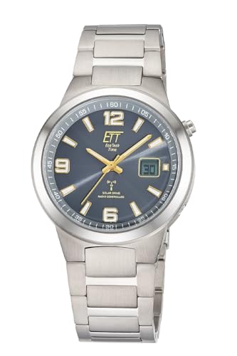 ETT Eco Tech Time Funk Solar Herren Uhr Analog mit Titan Armband EGT-11708-52M ETT Eco Tech Time Funk Solar Herren Uhr Analog mit Titan Armband EGT-11708-52M von ETT Eco Tech Time