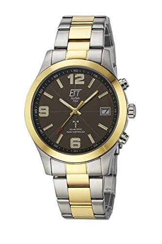 ETT Eco Tech Time Funk Solar Herren Uhr Analog mit digitalem Datum mit Edelstahl Armband EGS-11484-22M ETT Eco Tech Time Funk Solar Herren Uhr Analog mit digitalem Datum mit Edelstahl Armband EGS-11484-22M von ETT Eco Tech Time