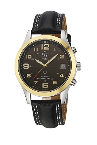 ETT Eco Tech Time Funk Solar Herren Uhr Analog mit digitalem Datum mit Leder Armband EGS-11487-22L ETT Eco Tech Time Funk Solar Herren Uhr Analog mit digitalem Datum mit Leder Armband EGS-11487-22L von ETT Eco Tech Time