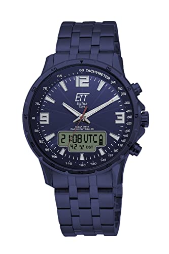 ETT Eco Tech Time Funk Solar Weltzeit Herren Uhr Chronograph mit Edelstahl massiv Armband EGS-11566-31M ETT Eco Tech Time Funk Solar Weltzeit Herren Uhr Chronograph mit Edelstahl massiv Armband EGS-11566-31M von ETT Eco Tech Time