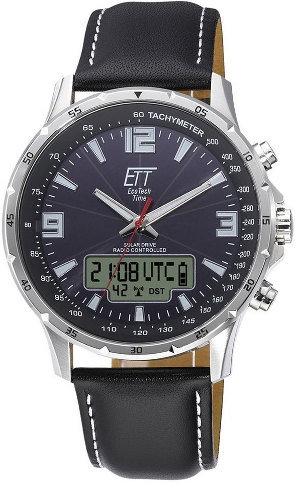 ETT Eco Tech Time Funkuhr Herrenchronograph mit Kalender - Eco Tech Time Modell: EGS-11550-21L von ETT Eco Tech Time