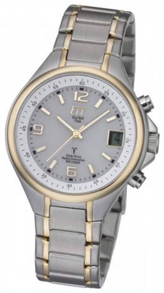 ETT Eco Tech Time Funkuhr Herrenuhr Solar- und Funkuhr - Eco Tech Time Modell: EGS-11378-75M von ETT Eco Tech Time
