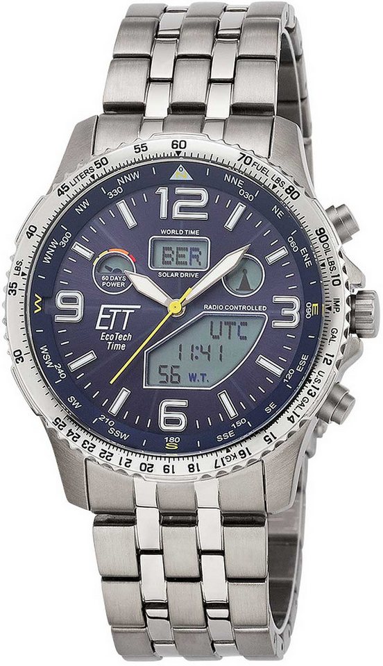 ETT Eco Tech Time Funkuhr Herrenuhr World Timer - Eco Tech Time Modell: EGT-11575-31M ETT Eco Tech Time Funkuhr Herrenuhr World Timer - Eco Tech Time Modell: EGT-11575-31M von ETT Eco Tech Time