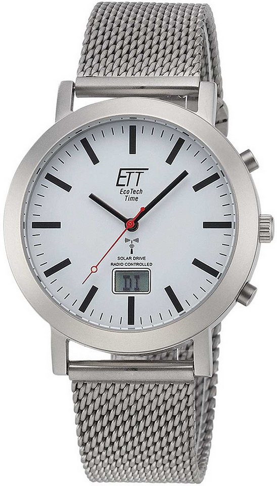 ETT Eco Tech Time Funkuhr Herrenuhr im Bahnhofuhrenstil - Eco Tech Time Modell: EGS-11579-11M- ETT Eco Tech Time Funkuhr Herrenuhr im Bahnhofuhrenstil - Eco Tech Time Modell: EGS-11579-11M- von ETT Eco Tech Time