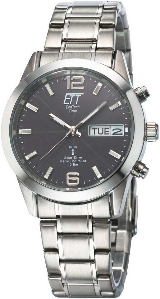 ETT Eco Tech Time Funkuhr Herrenuhr mit Funk-Solaruhrwerk - Eco Tech Time Modell: EGS-11247-22M ETT Eco Tech Time Funkuhr Herrenuhr mit Funk-Solaruhrwerk - Eco Tech Time Modell: EGS-11247-22M von ETT Eco Tech Time