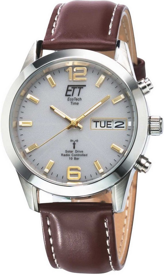 ETT Eco Tech Time Funkuhr Herrenuhr mit Funk-Solaruhrwerk - Eco Tech Time Modell: EGS-11248-12L ETT Eco Tech Time Funkuhr Herrenuhr mit Funk-Solaruhrwerk - Eco Tech Time Modell: EGS-11248-12L von ETT Eco Tech Time