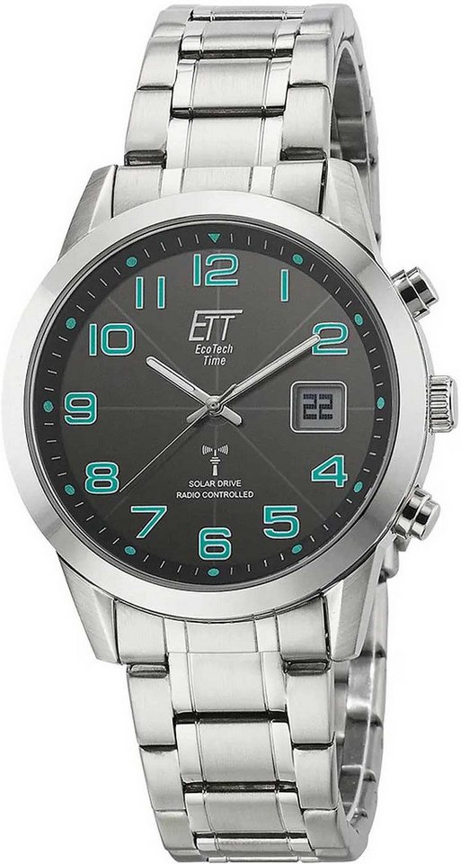 ETT Eco Tech Time Funkuhr Herrenuhr mit Funk-Solaruhrwerk - Eco Tech Time Modell: EGS-11500-22M ETT Eco Tech Time Funkuhr Herrenuhr mit Funk-Solaruhrwerk - Eco Tech Time Modell: EGS-11500-22M von ETT Eco Tech Time