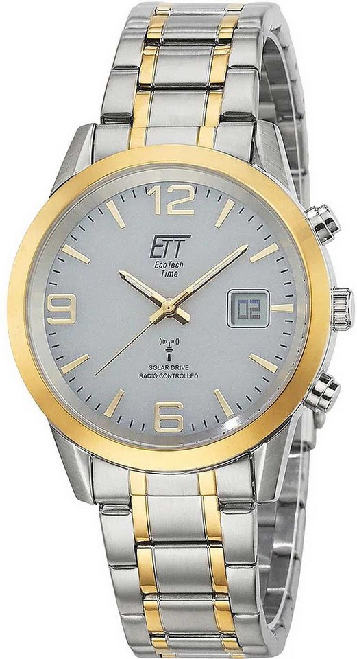 ETT Eco Tech Time Funkuhr Herrenuhr mit Funk-Solaruhrwerk - Eco Tech Time Modell: EGS-11501-42M von ETT Eco Tech Time