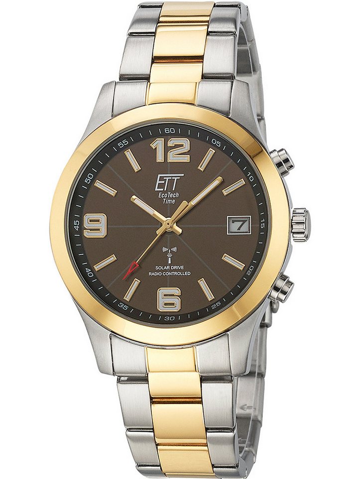 ETT Eco Tech Time Quarzuhr ETT EGS-11484-22M Solar Drive Funkuhr Gobi Herrenuhr 41mm 10ATM ETT EGS-11484-22M Solar Drive Funkuhr Gobi Herrenuhr 41mm 10ATM von ETT Eco Tech Time