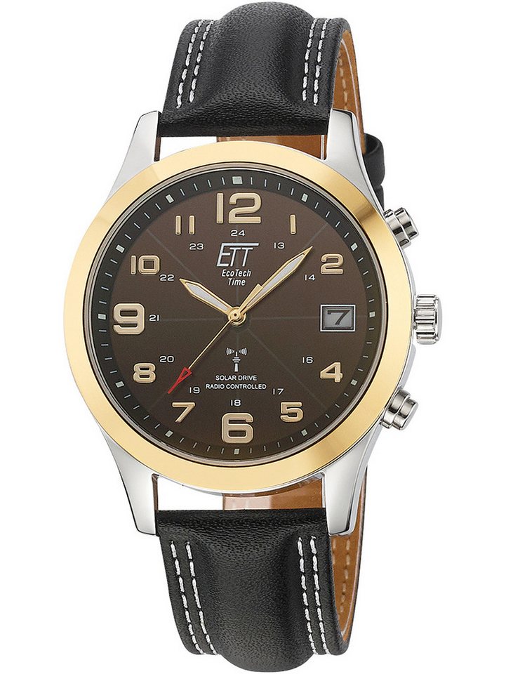 ETT Eco Tech Time Quarzuhr ETT EGS-11487-22L Solar Drive Funkuhr Gobi Herrenuhr 41mm 5ATM ETT EGS-11487-22L Solar Drive Funkuhr Gobi Herrenuhr 41mm 5ATM von ETT Eco Tech Time