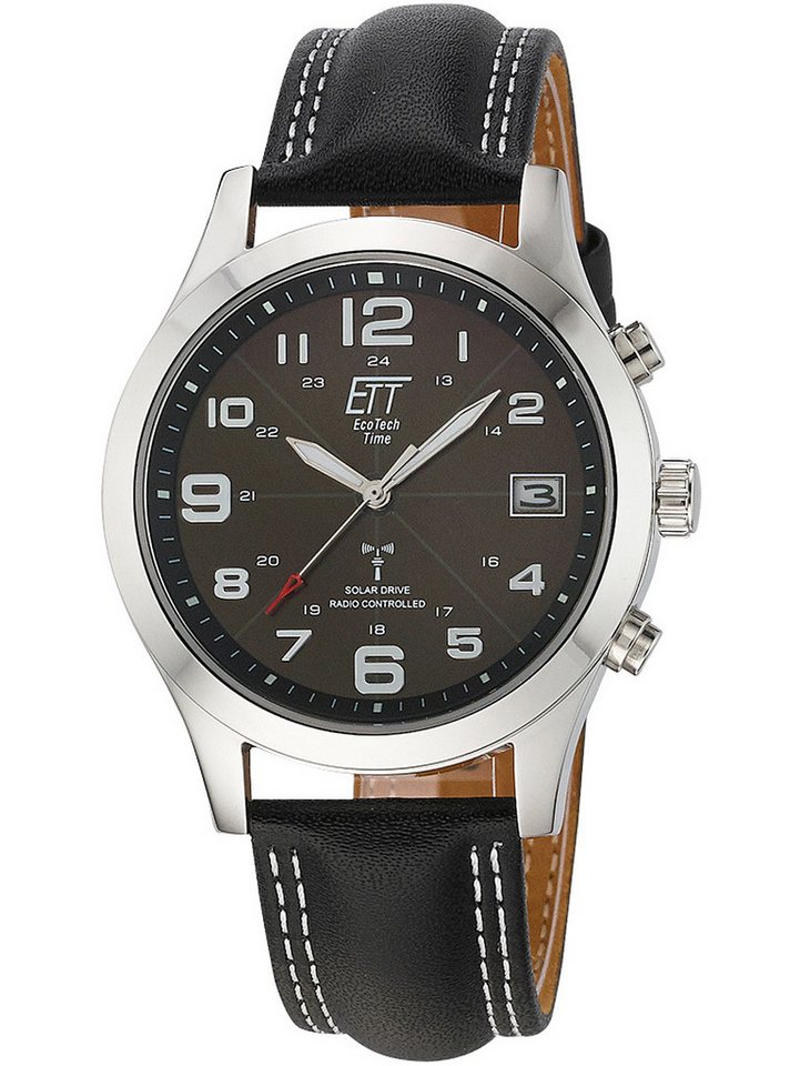 ETT Eco Tech Time Quarzuhr ETT EGS-11488-22L Solar Drive Funkuhr Gobi Herrenuhr 41mm 5ATM ETT EGS-11488-22L Solar Drive Funkuhr Gobi Herrenuhr 41mm 5ATM von ETT Eco Tech Time