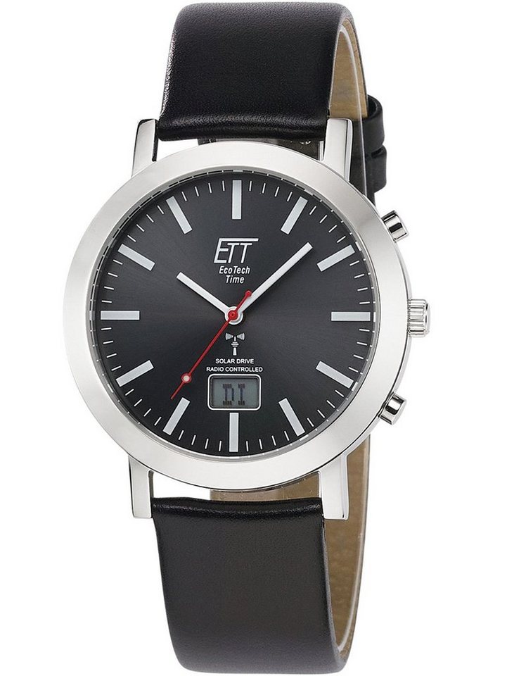 ETT Eco Tech Time Quarzuhr ETT EGS-11578-21L Herrenuhr Solar Funkuhr 41mm 5ATM ETT EGS-11578-21L Herrenuhr Solar Funkuhr 41mm 5ATM von ETT Eco Tech Time